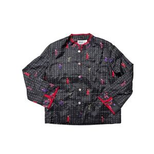 Vintage Chico's Silk Oriental Print Jacket / Blazer – Size 1